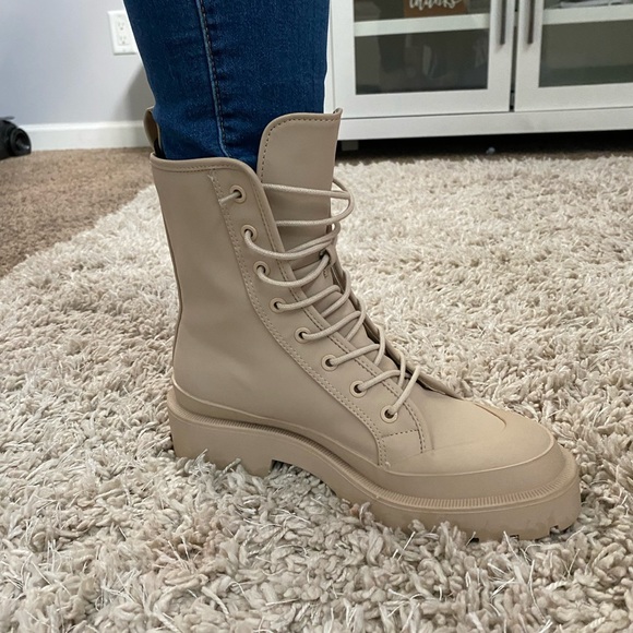 Zara Shoes - Zara tan boots, 7.5.
